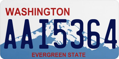 WA license plate AAI5364