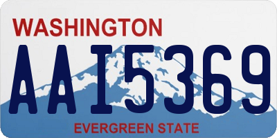 WA license plate AAI5369