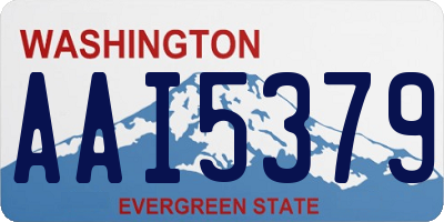 WA license plate AAI5379