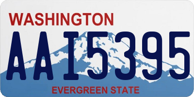 WA license plate AAI5395