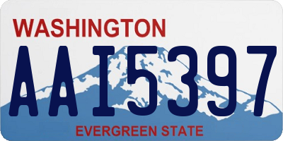 WA license plate AAI5397