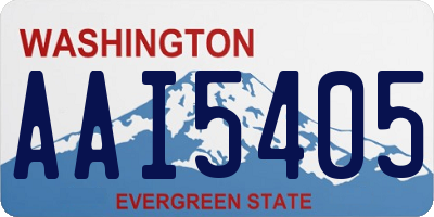 WA license plate AAI5405