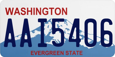 WA license plate AAI5406