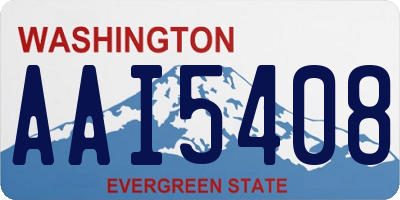WA license plate AAI5408