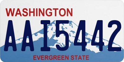 WA license plate AAI5442