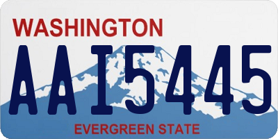 WA license plate AAI5445
