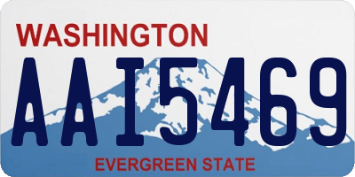 WA license plate AAI5469