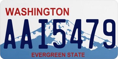 WA license plate AAI5479