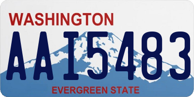 WA license plate AAI5483