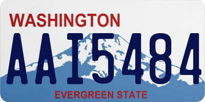 WA license plate AAI5484