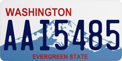 WA license plate AAI5485