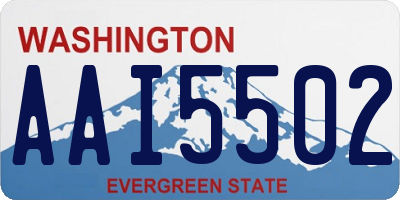 WA license plate AAI5502