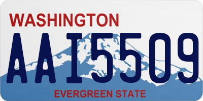 WA license plate AAI5509