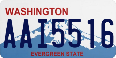 WA license plate AAI5516