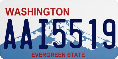 WA license plate AAI5519