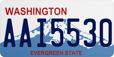 WA license plate AAI5530
