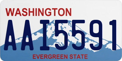 WA license plate AAI5591