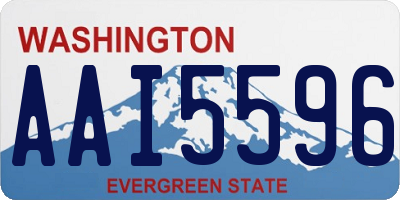 WA license plate AAI5596
