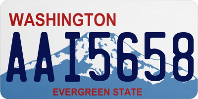 WA license plate AAI5658