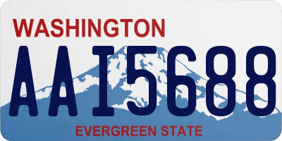 WA license plate AAI5688