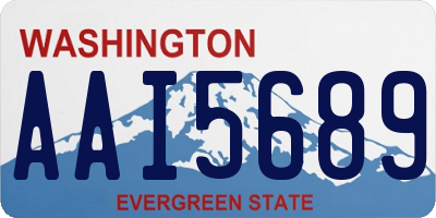 WA license plate AAI5689