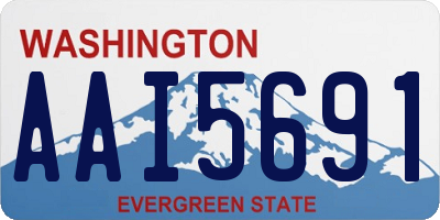 WA license plate AAI5691
