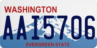 WA license plate AAI5706