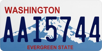 WA license plate AAI5744