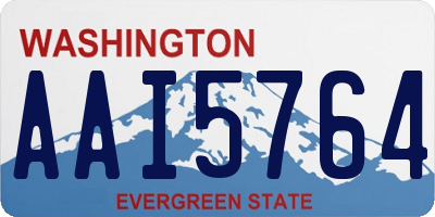 WA license plate AAI5764