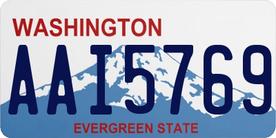 WA license plate AAI5769