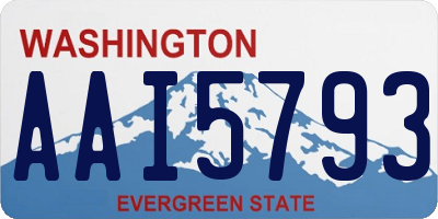 WA license plate AAI5793