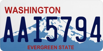 WA license plate AAI5794