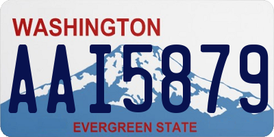 WA license plate AAI5879