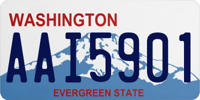 WA license plate AAI5901