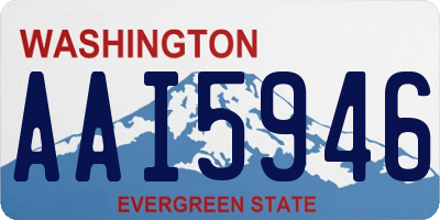 WA license plate AAI5946
