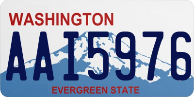 WA license plate AAI5976