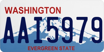 WA license plate AAI5979