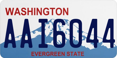 WA license plate AAI6044