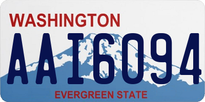 WA license plate AAI6094