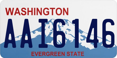 WA license plate AAI6146