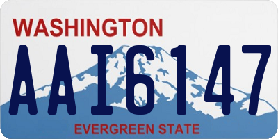 WA license plate AAI6147