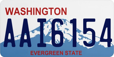 WA license plate AAI6154