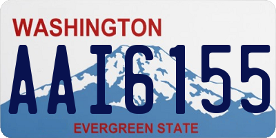 WA license plate AAI6155