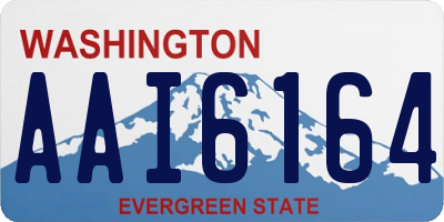 WA license plate AAI6164