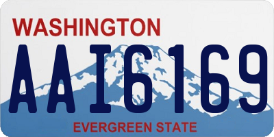 WA license plate AAI6169