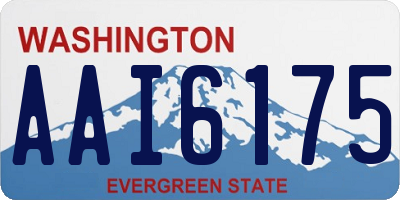 WA license plate AAI6175