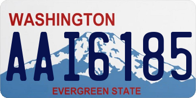 WA license plate AAI6185