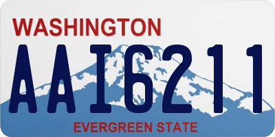 WA license plate AAI6211