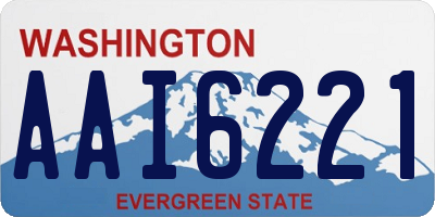 WA license plate AAI6221