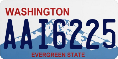 WA license plate AAI6225